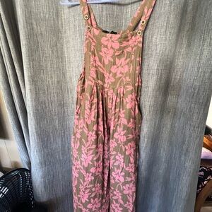 Floral Pink Jumpsuit